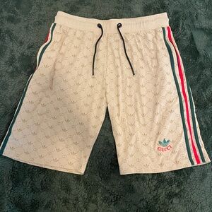 Gucci x Adidas collab shorts